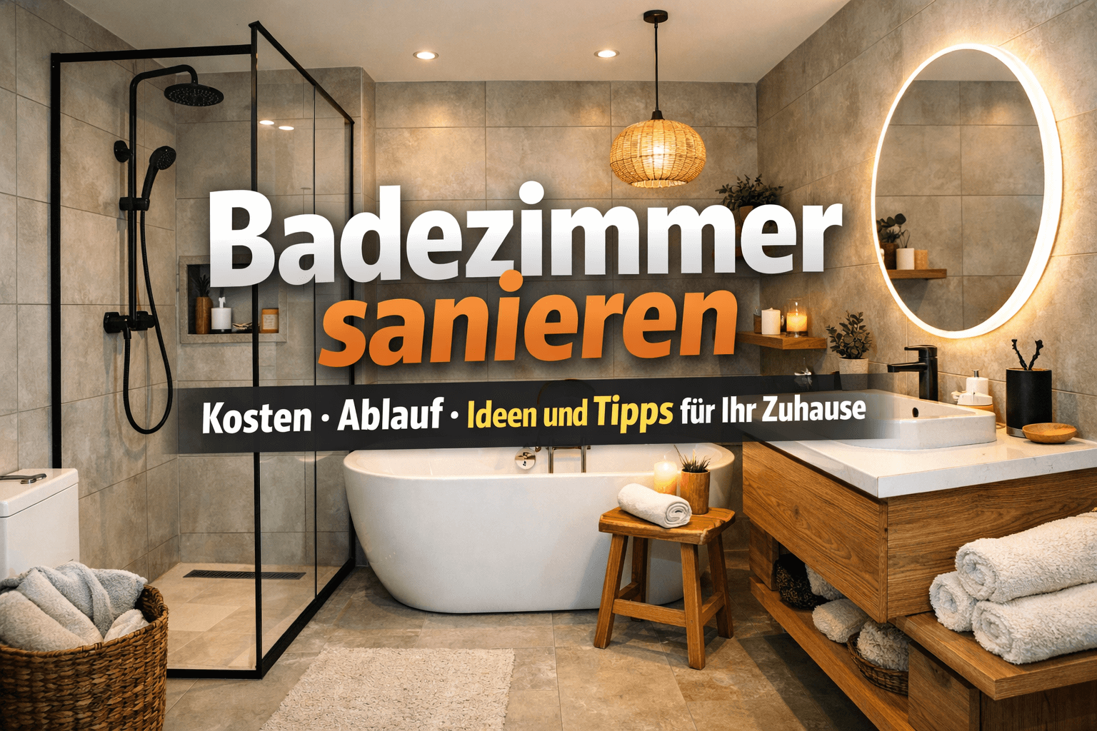 Badezimmer sanieren Kosten Ablauf Ideen und Tipps für Ihr Zuhause